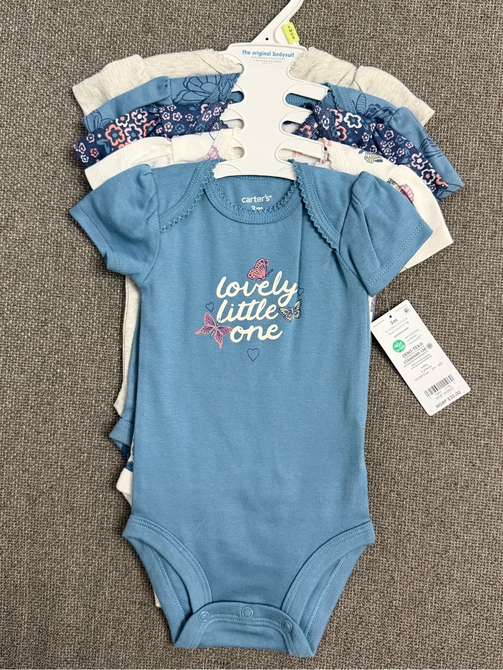 Carter’s 5pc Bodysuit Size 3M